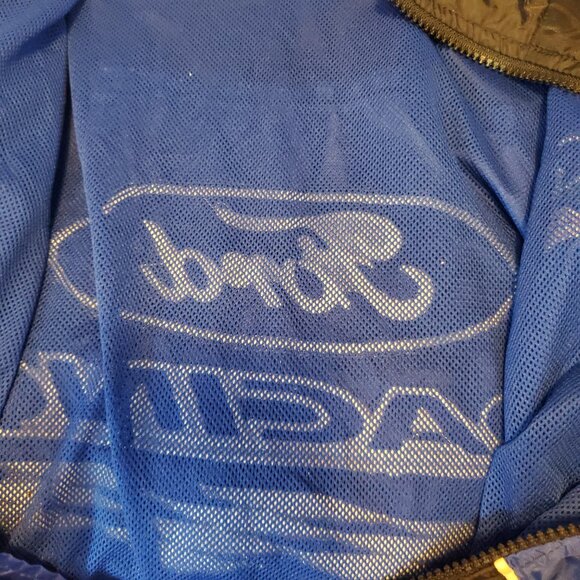 Vintage Ford Racing Nascar Racing Champions Apparel Zip Up Jacket Blue Black XL - Picture 11 of 11